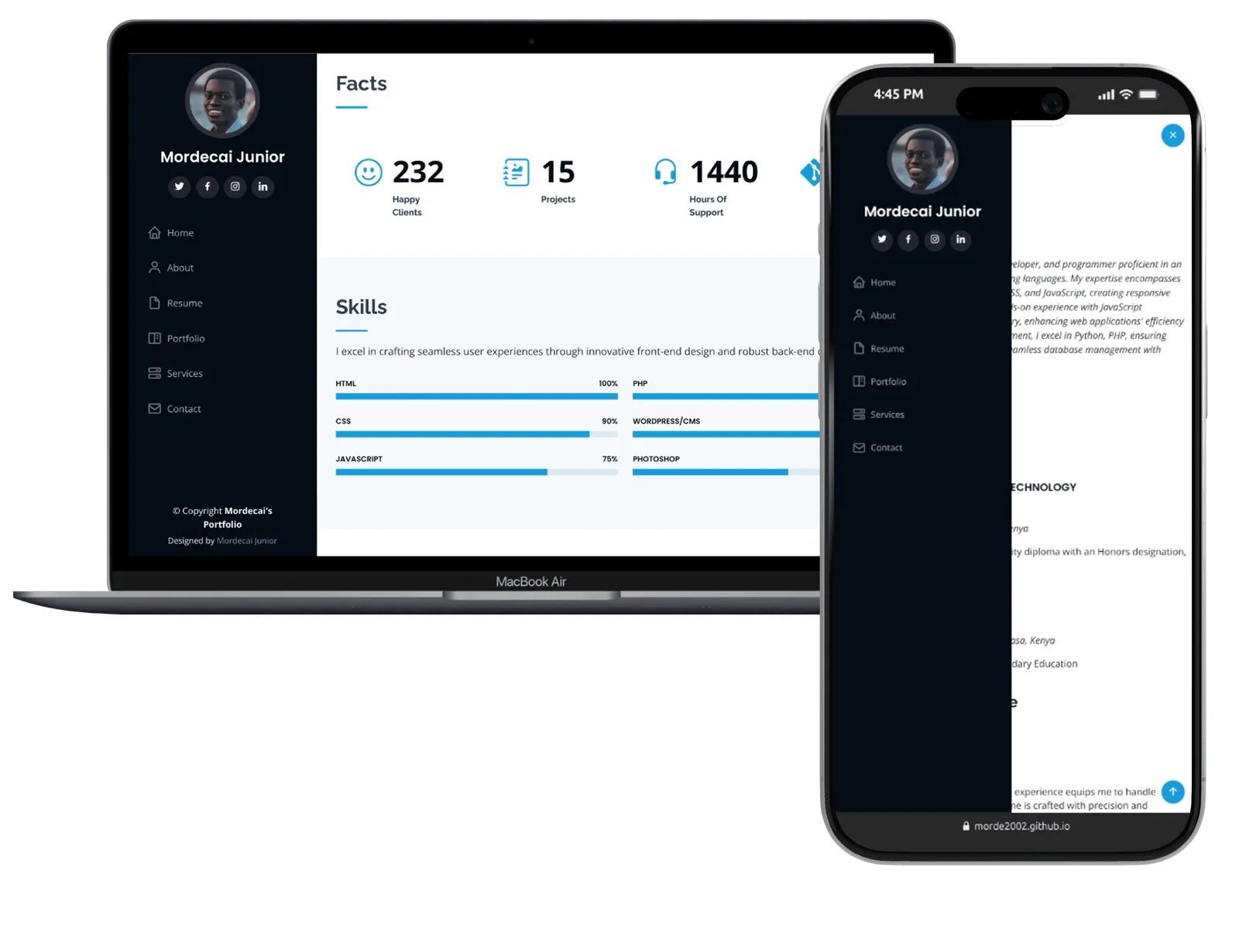Personal Portfolio Website